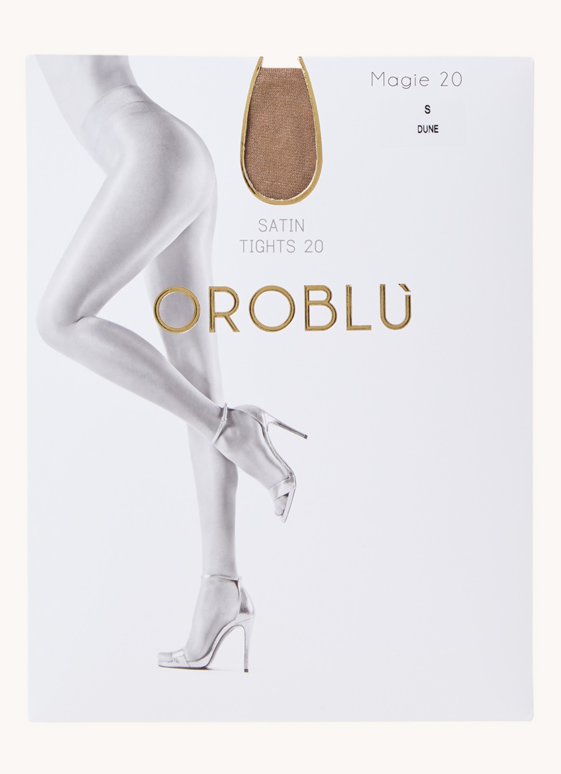 Oroblu Magie panty in 20 denier - voorkant bruin