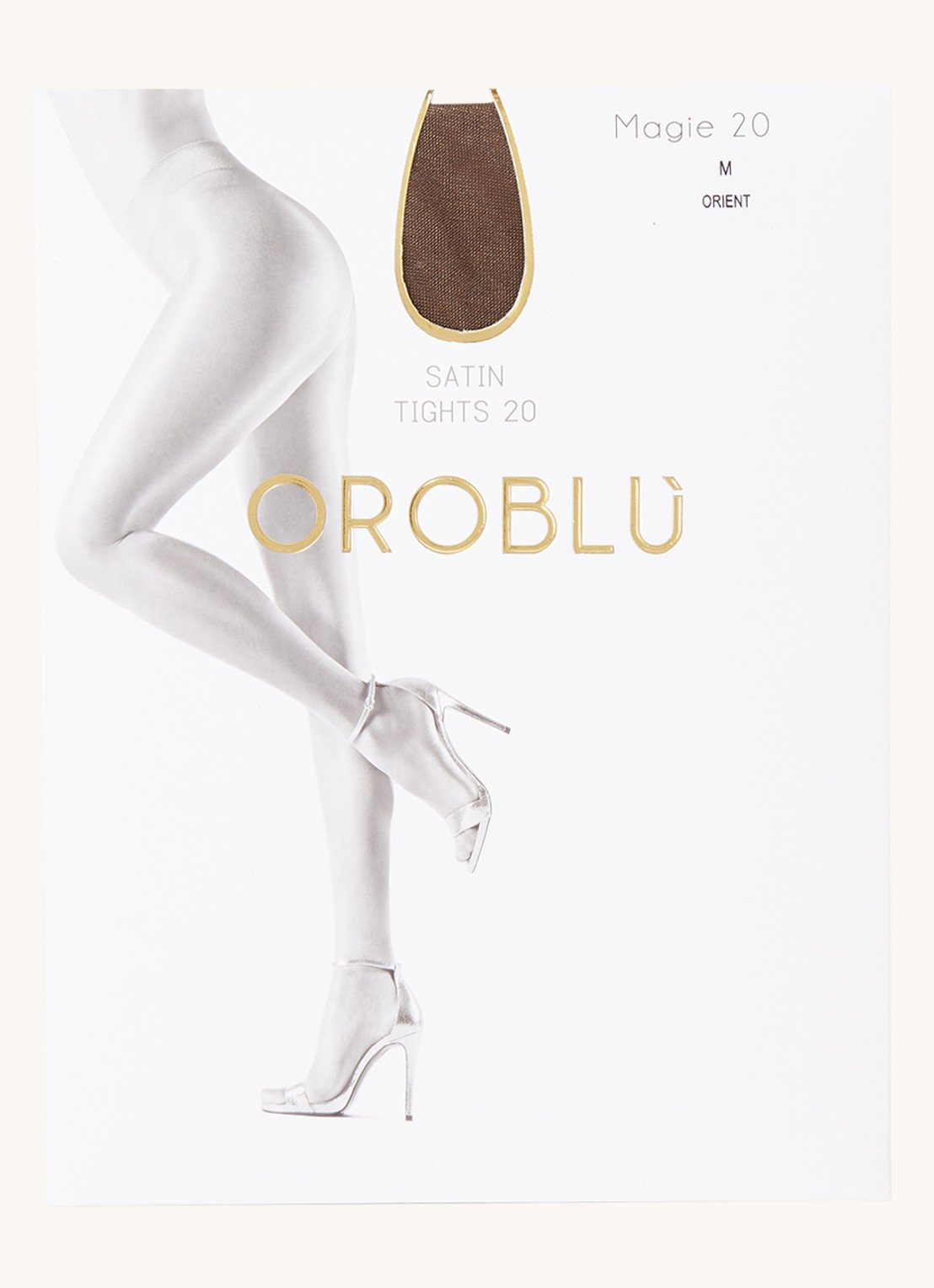 Oroblu Magie panty in 20 denier - voorkant 4 steenrood