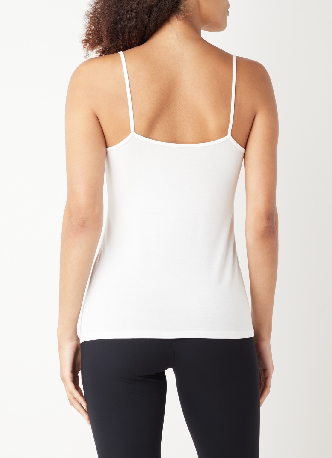 Oroblu Perfect Line cami top van modal - achterkant 4 ivoor