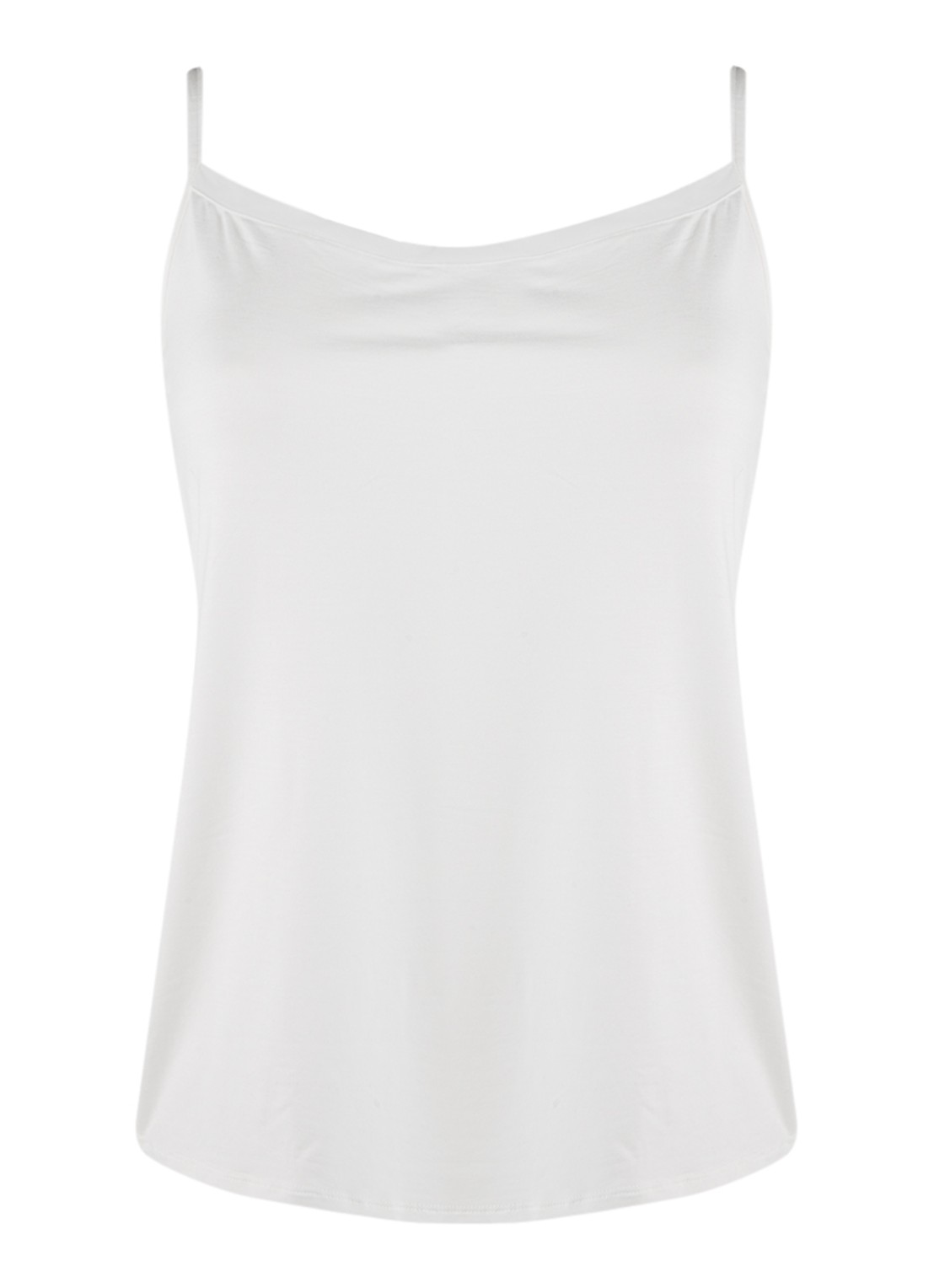 Oroblu Perfect Line cami top van modal - voorkant 2 ivoor