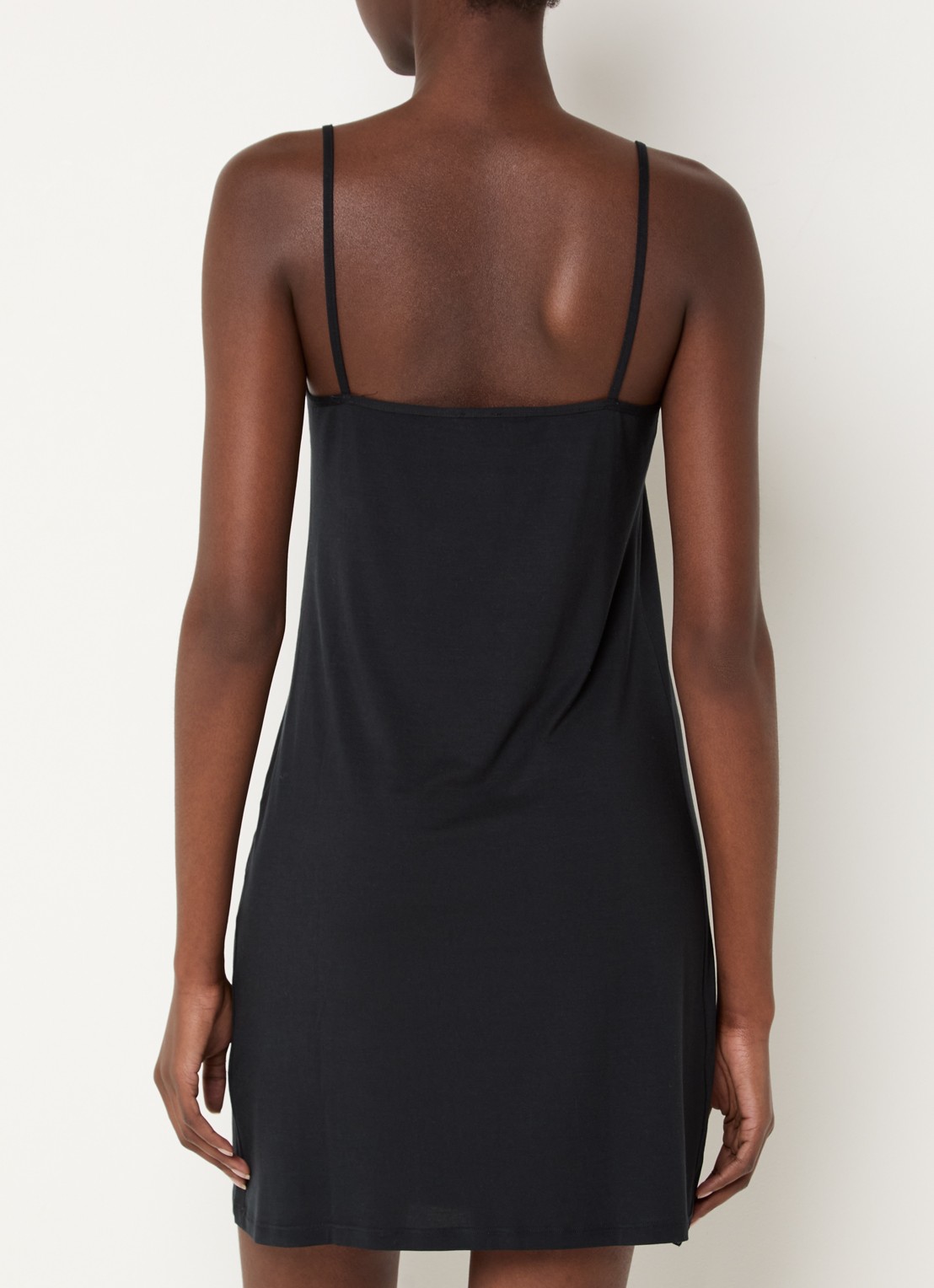 Oroblu Perfect Line slipdress  - achterkant 4 zwart