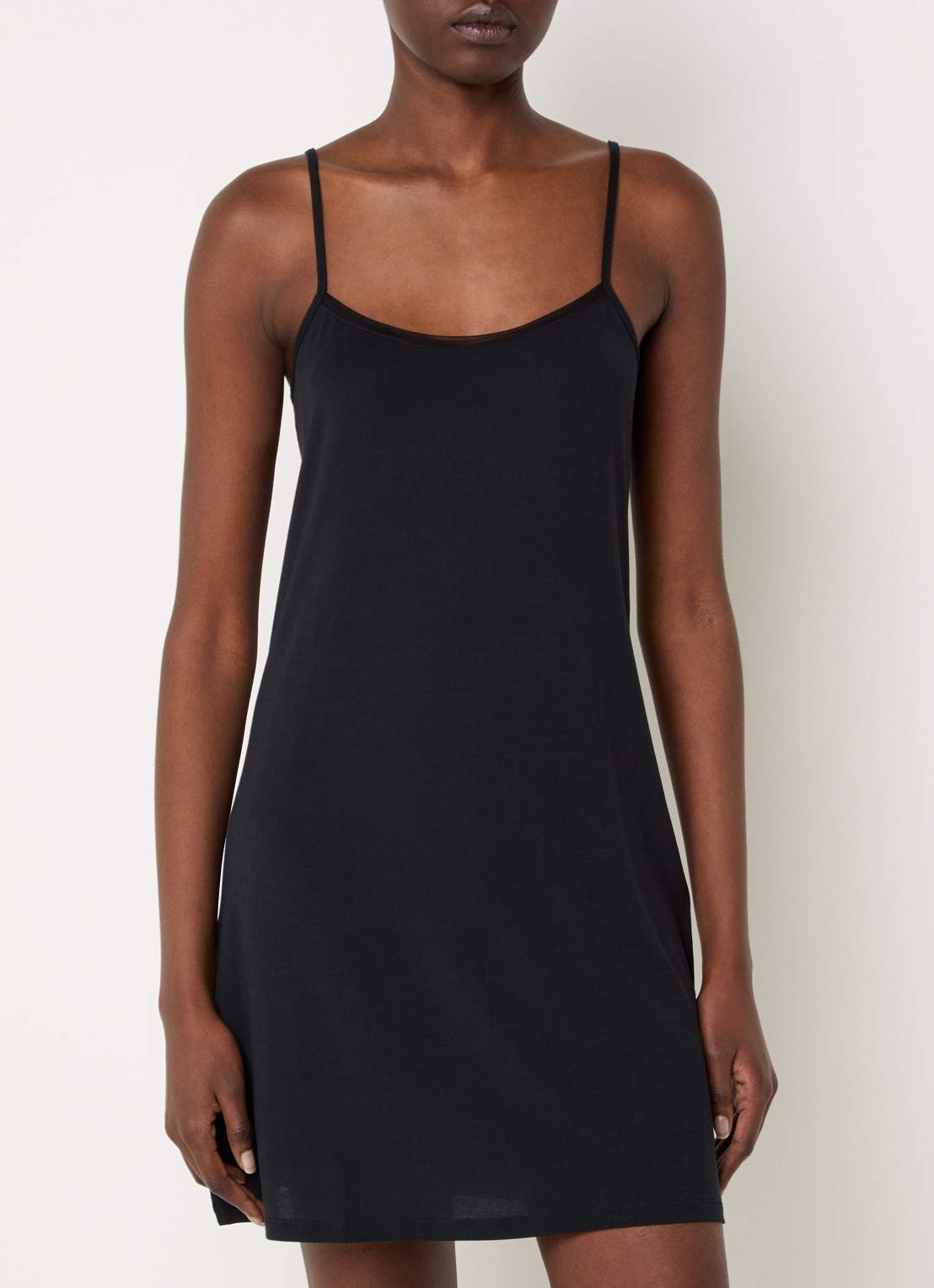 Oroblu Perfect Line slipdress  - detail 3 zwart