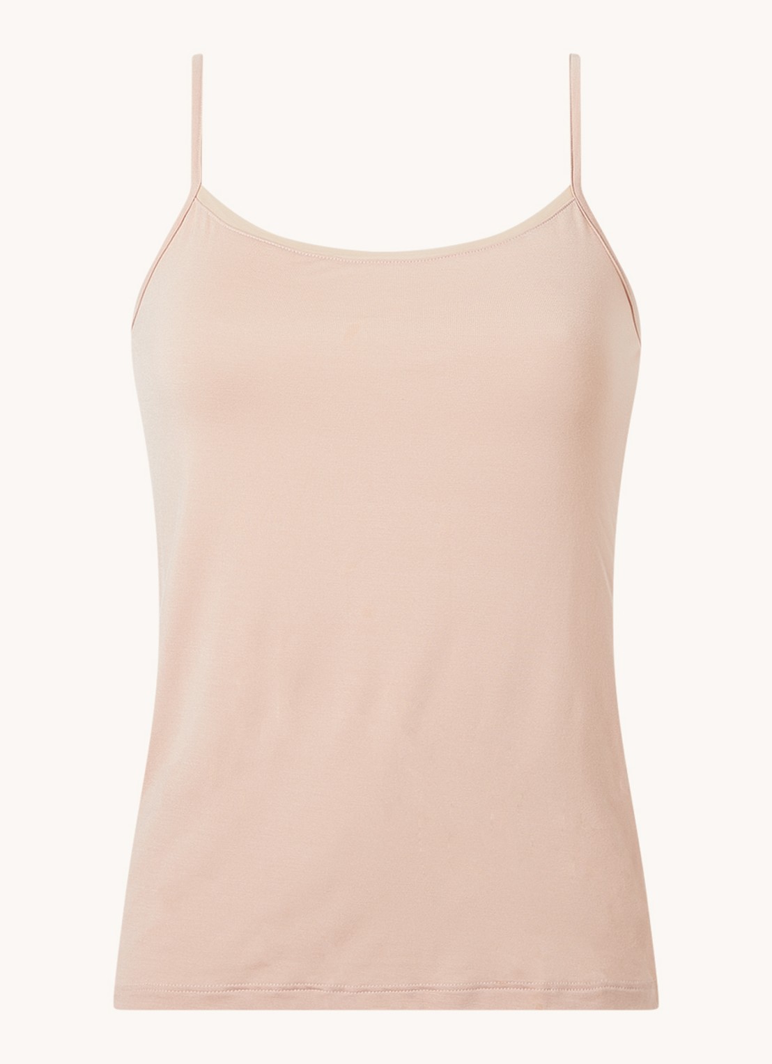 Oroblu Perfect Line top met spaghettibandjes - voorkant lichtroze