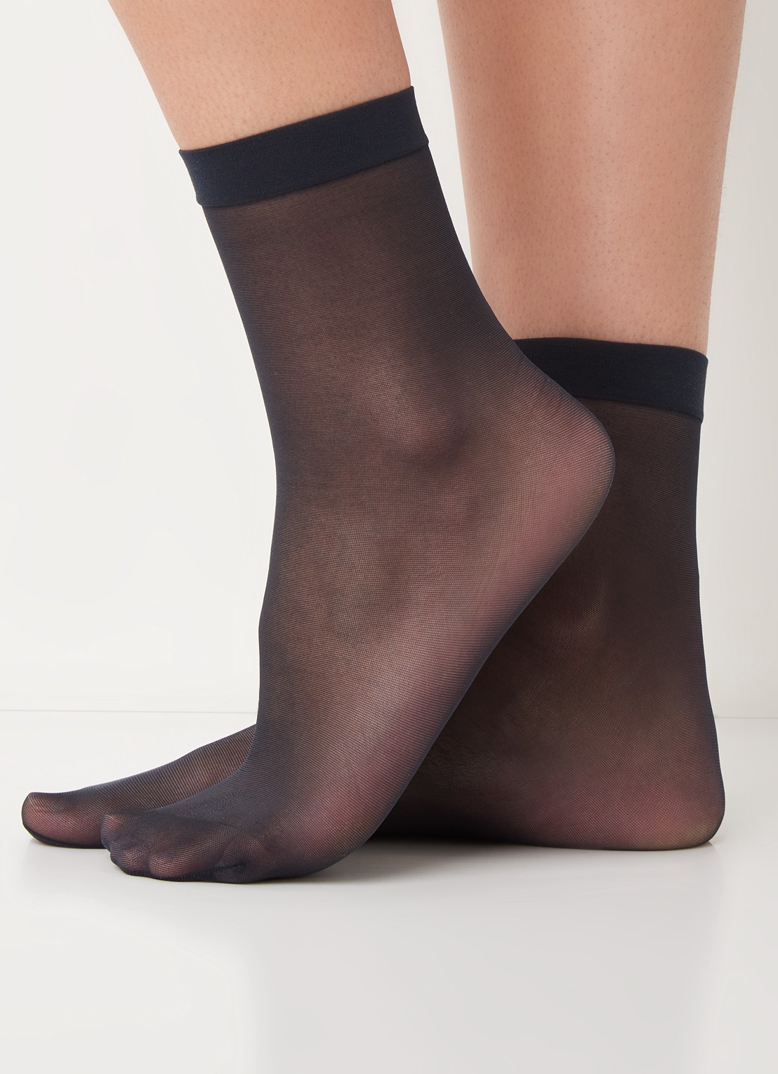 Oroblu Petit pantysokken in 20 denier - voorkant 3 donkerblauw