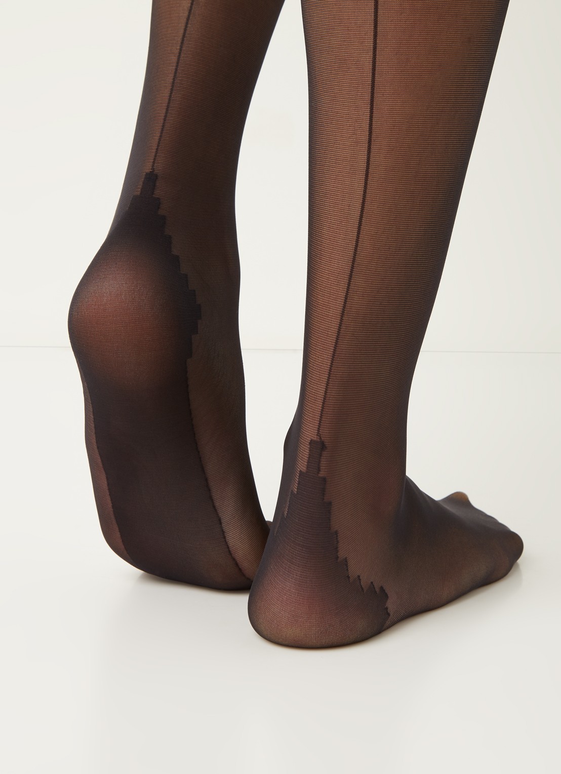 Oroblu Riga panty in 20 denier naad - detail 4 zwart