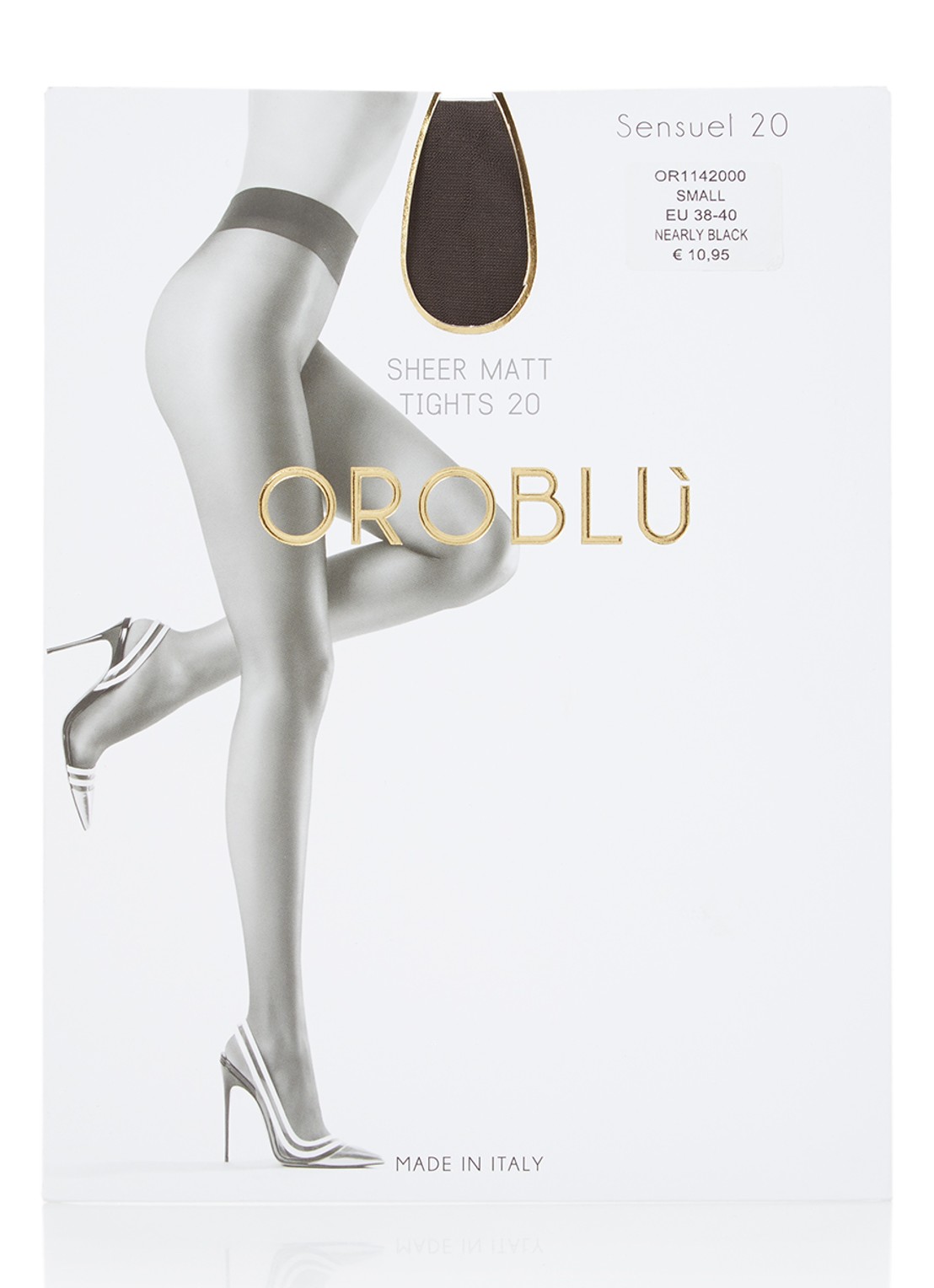 Oroblu Sensuel panty in 20 denier - voorkant 2 antraciet