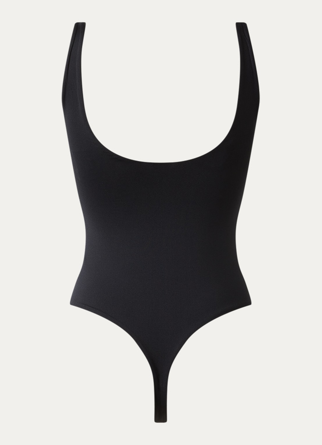 Oroblu Stringbody met ronde hals - achterkant 2 zwart