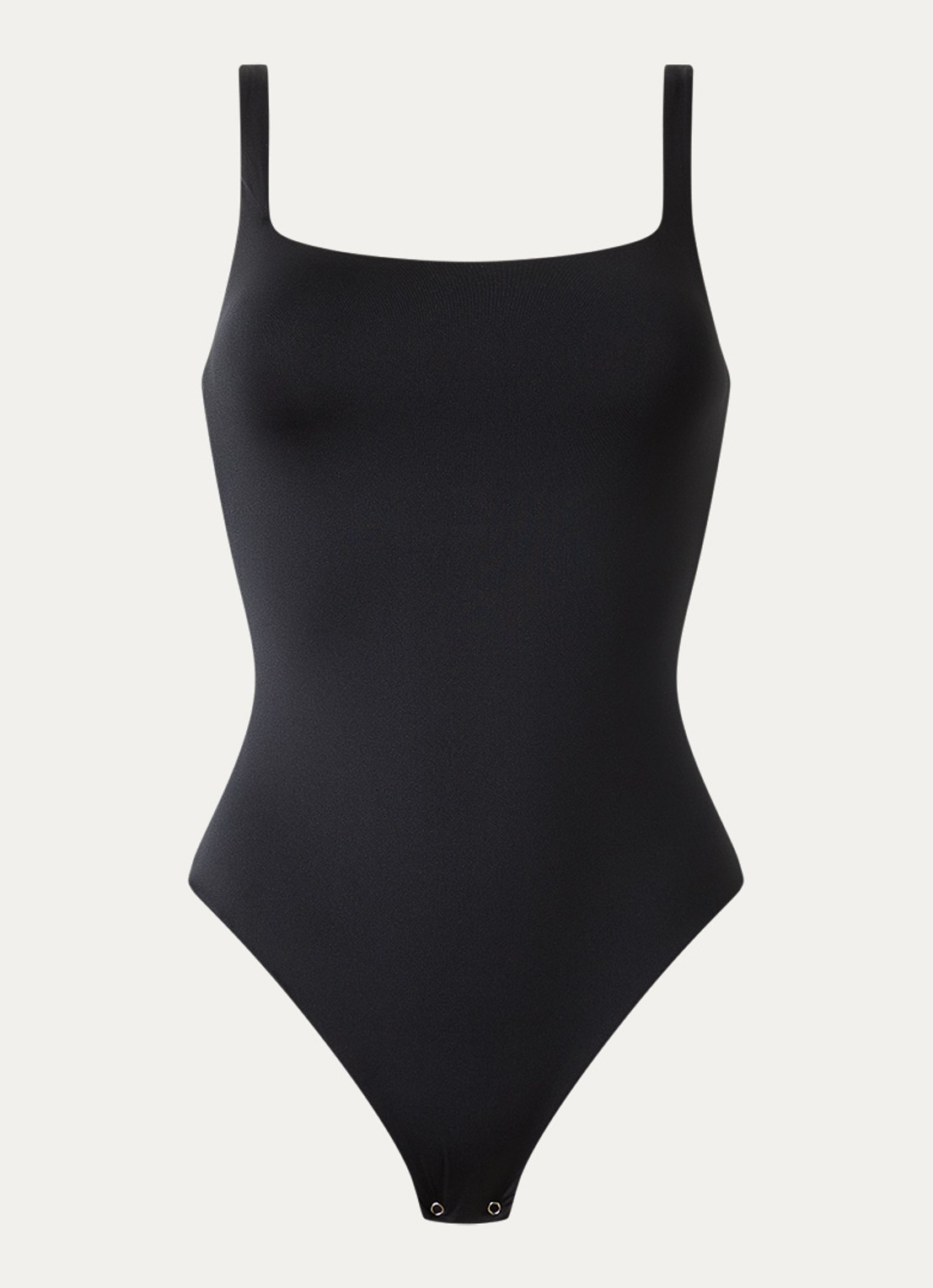 Oroblu Stringbody met ronde hals - voorkant zwart