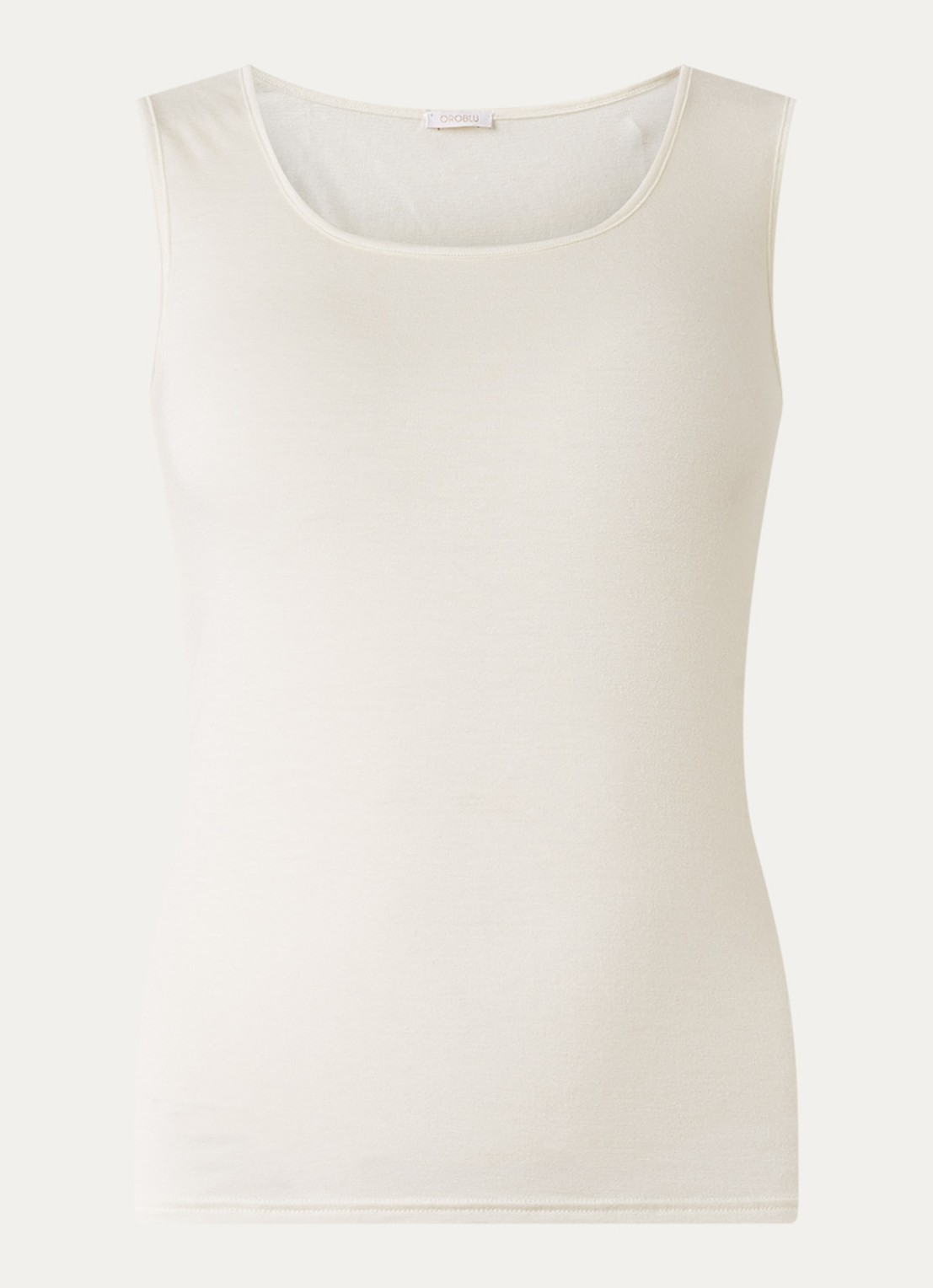 Oroblu Tanktop in kasjmierblend - voorkant 3 grijs