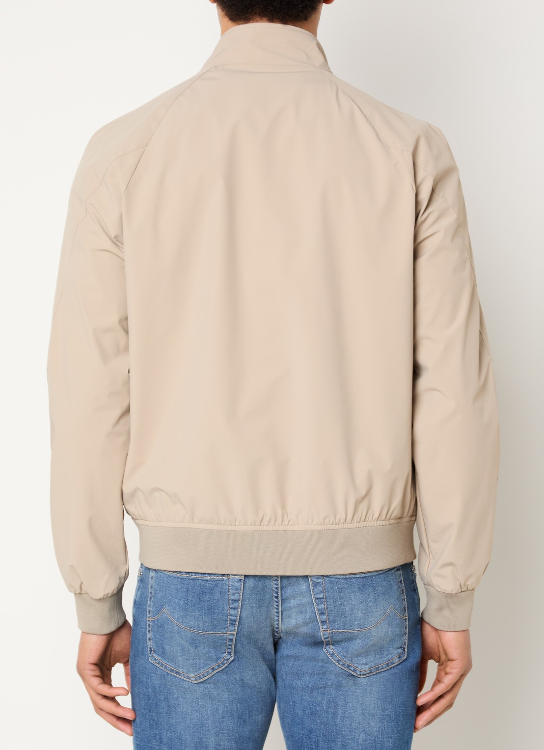 Oscar Jacobson Bomberjack met ritszakken - achterkant 4 beige