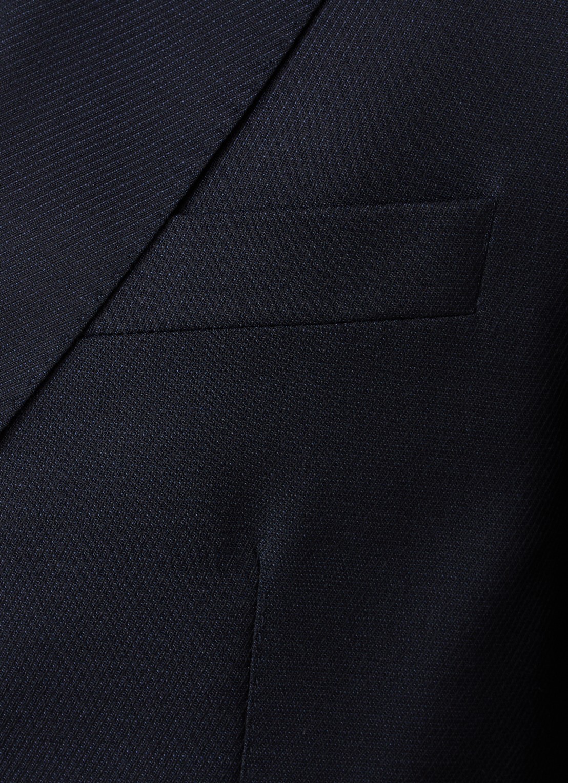 Oscar Jacobson Faron regular fit colbert van wol met klepzakken - detail 8 donkerblauw