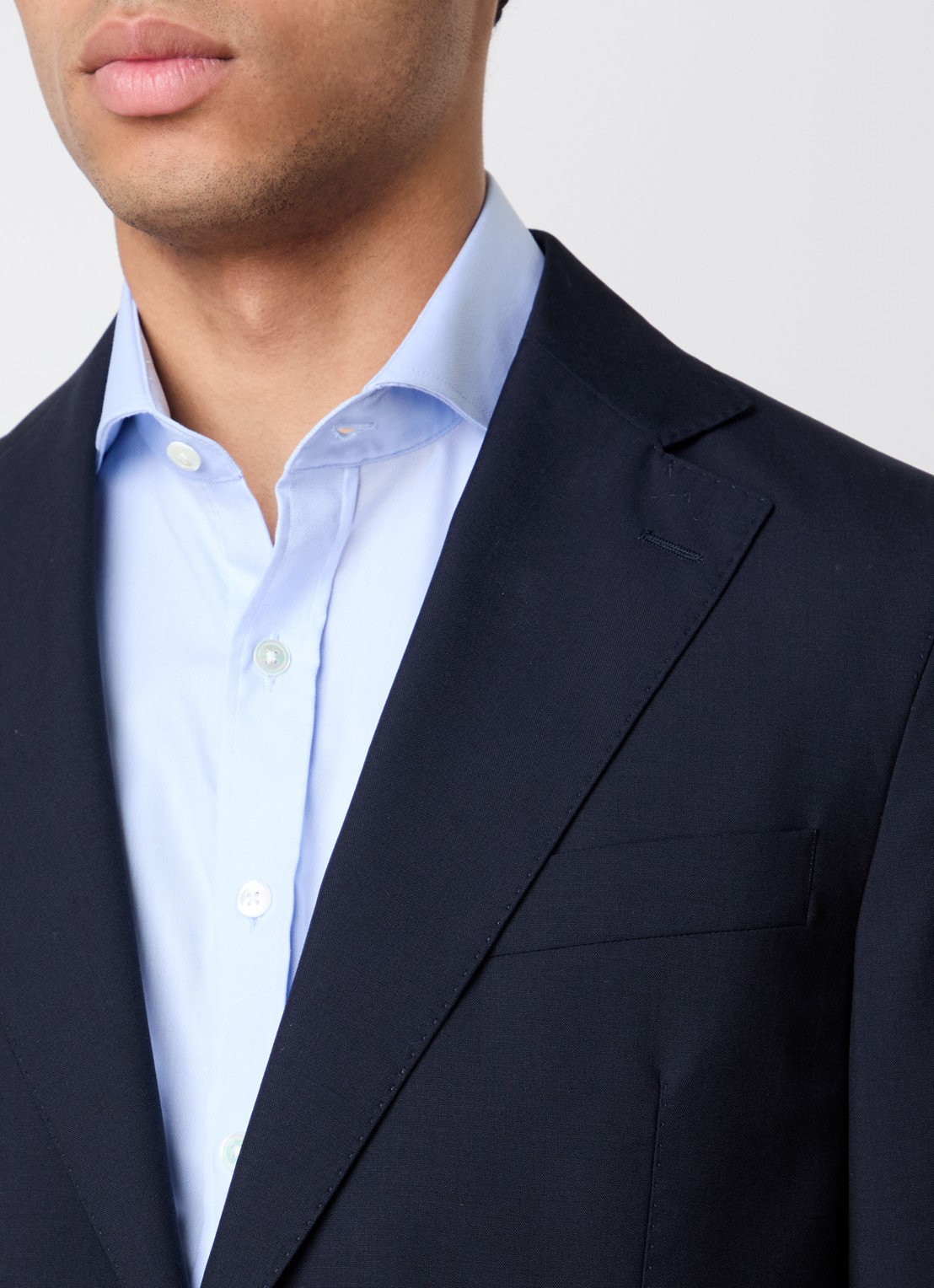 Oscar Jacobson Fogerty regular fit colbert met klepzakken - detail 5 donkerblauw