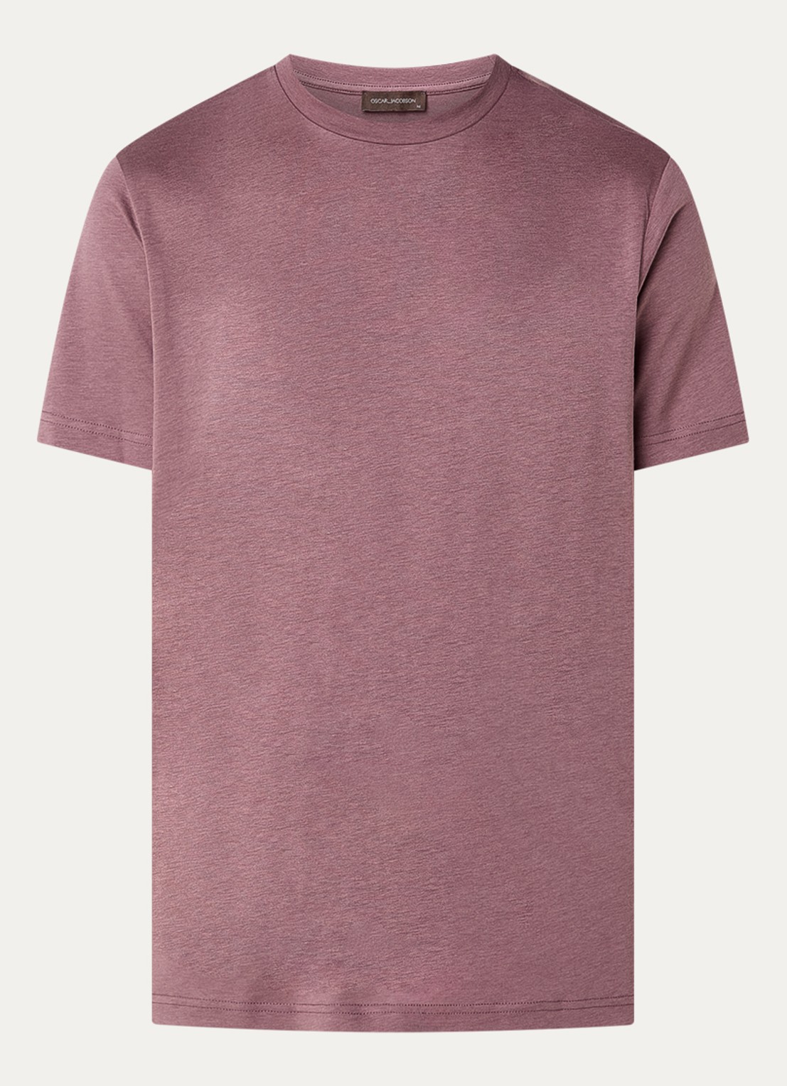 Oscar Jacobson Kim T-shirt met ronde hals - voorkant 3 lila