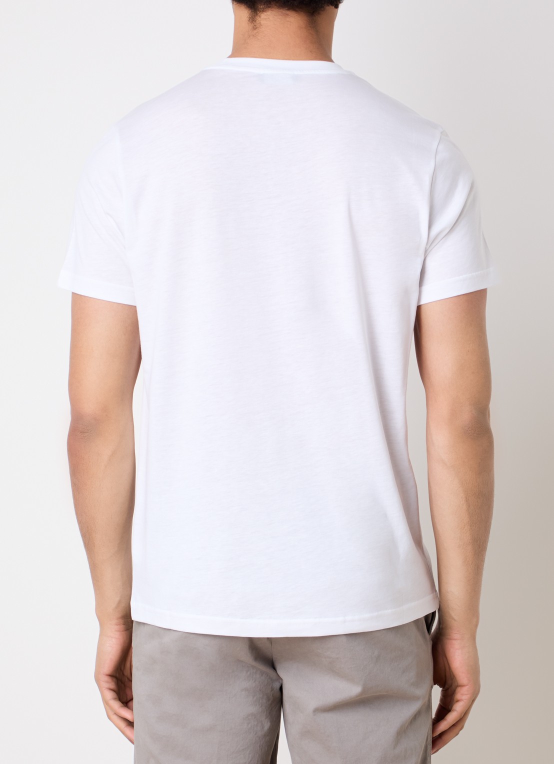Oscar Jacobson Kim T-shirt  - achterkant wit