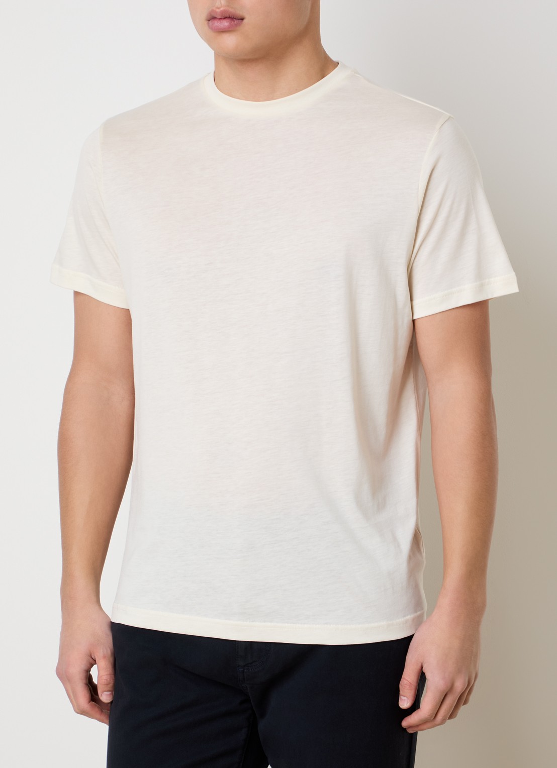 Oscar Jacobson Kim T-shirt  - detail 2 vanillegeel