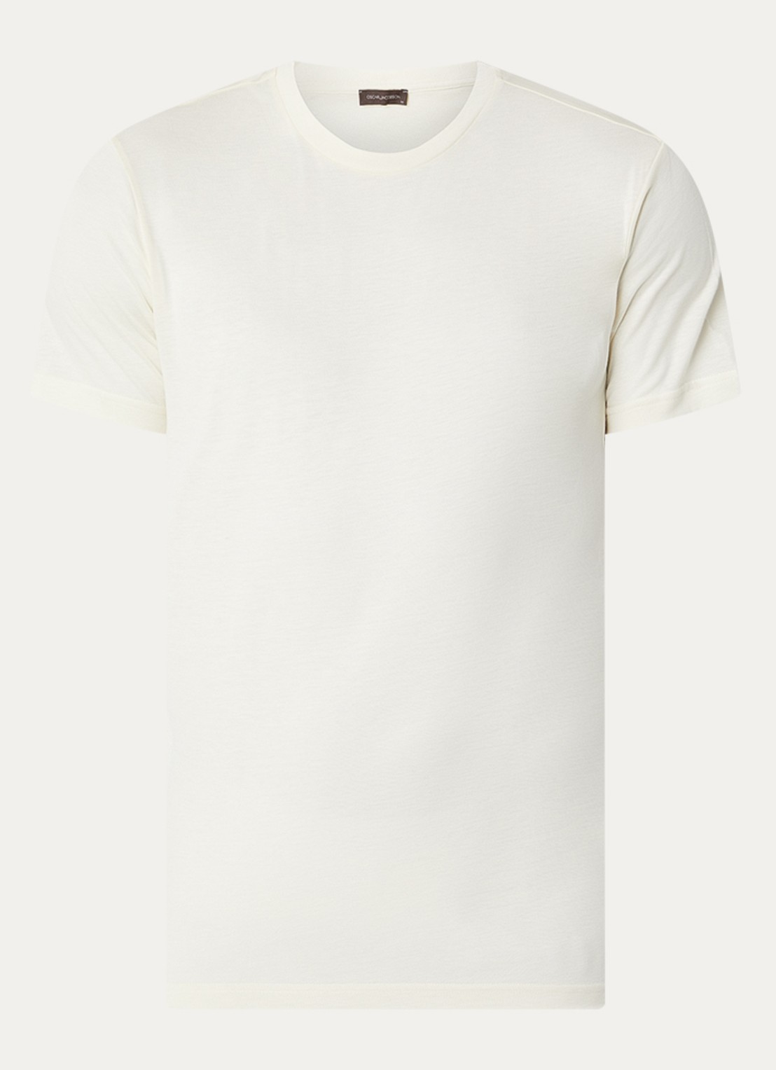 Oscar Jacobson Kim T-shirt  - voorkant 4 vanillegeel
