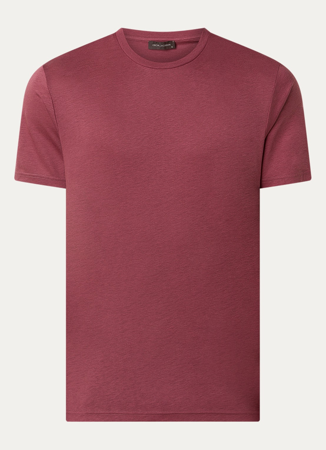 Oscar Jacobson Kim T-shirt  - voorkant koraalroze