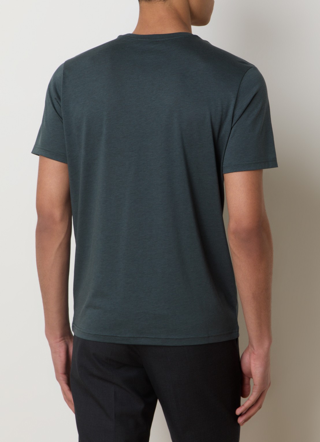 Oscar Jacobson Kim T-shirt  - achterkant groen