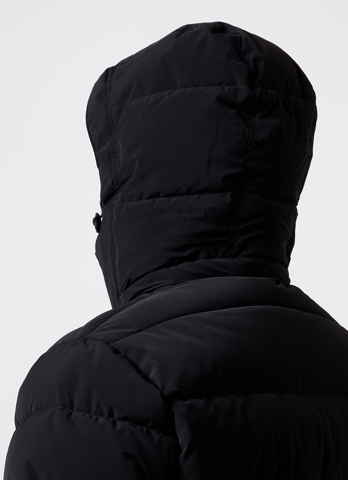 Oscar Jacobson Puffer jack met afneembare capuchon - detail 2 zwart