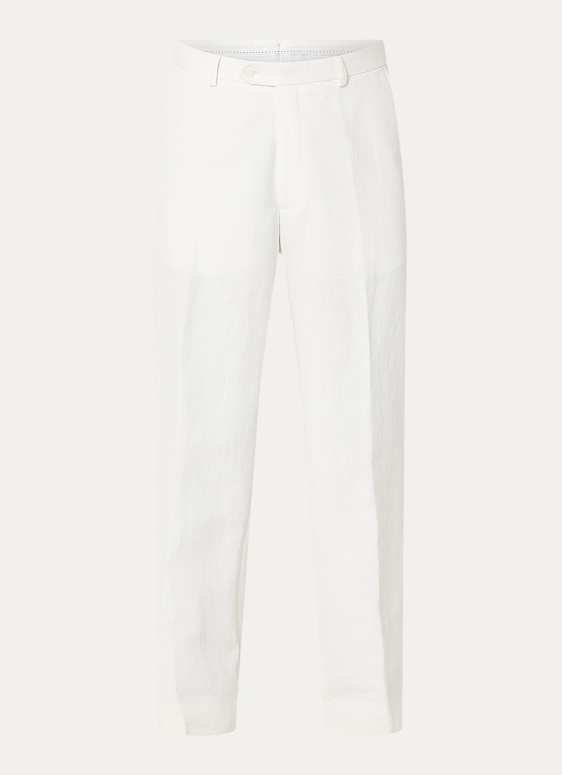 Oscar Jacobson Straight fit pantalon met steekzakken - voorkant 4 gebroken wit