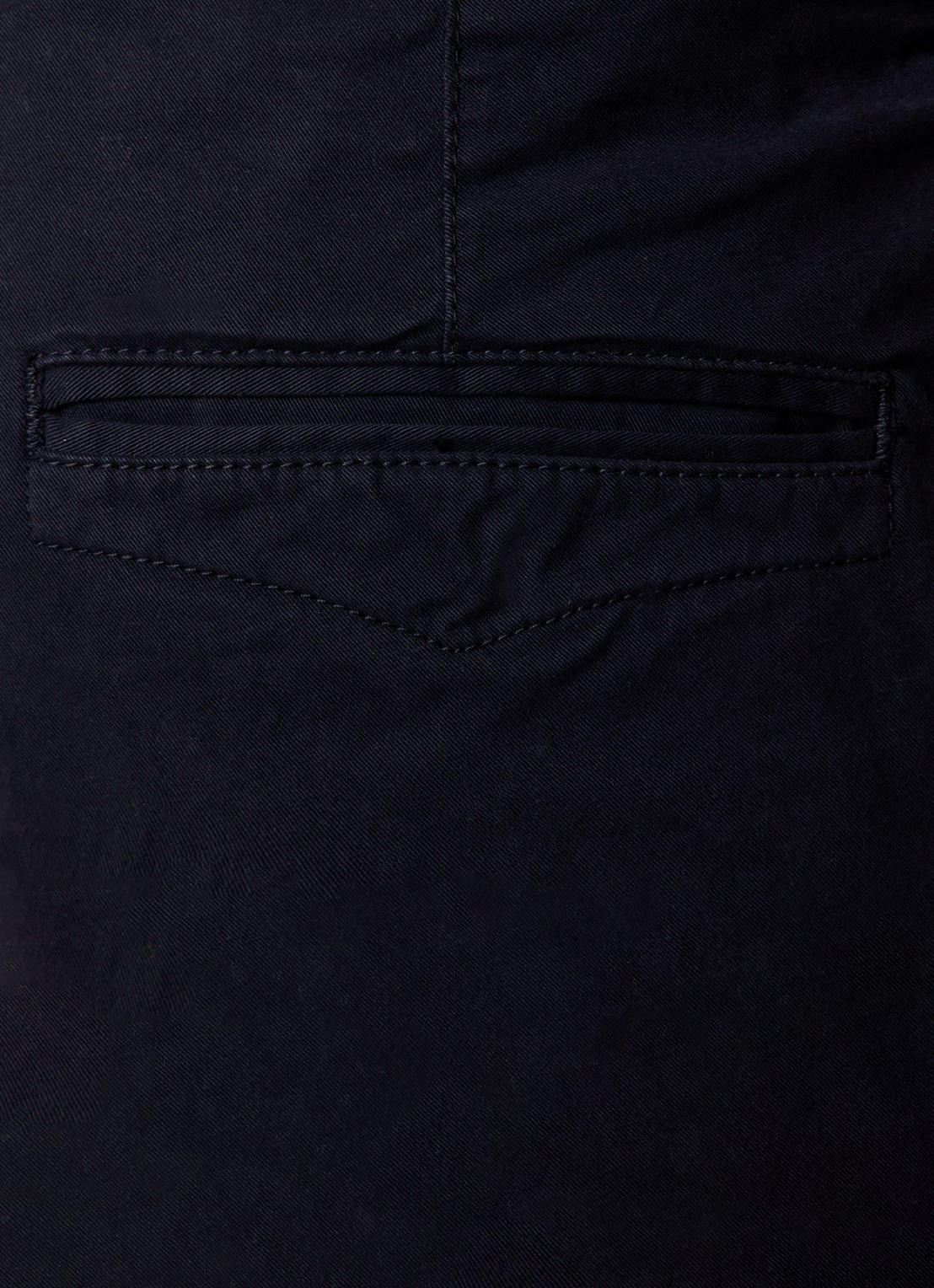 Oscar Jacobson Tapered fit chino met steekzakken  - detail 5 donkerblauw