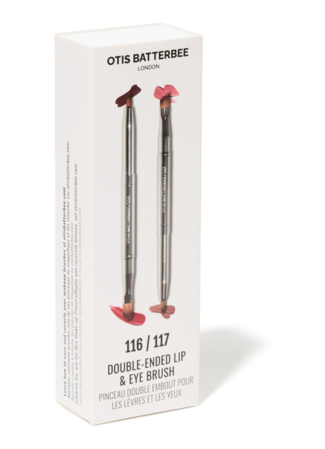 Otis Batterbee Double Ended Lip & Eye Brush Duo - make-up kwasten set - detail 6 undefined