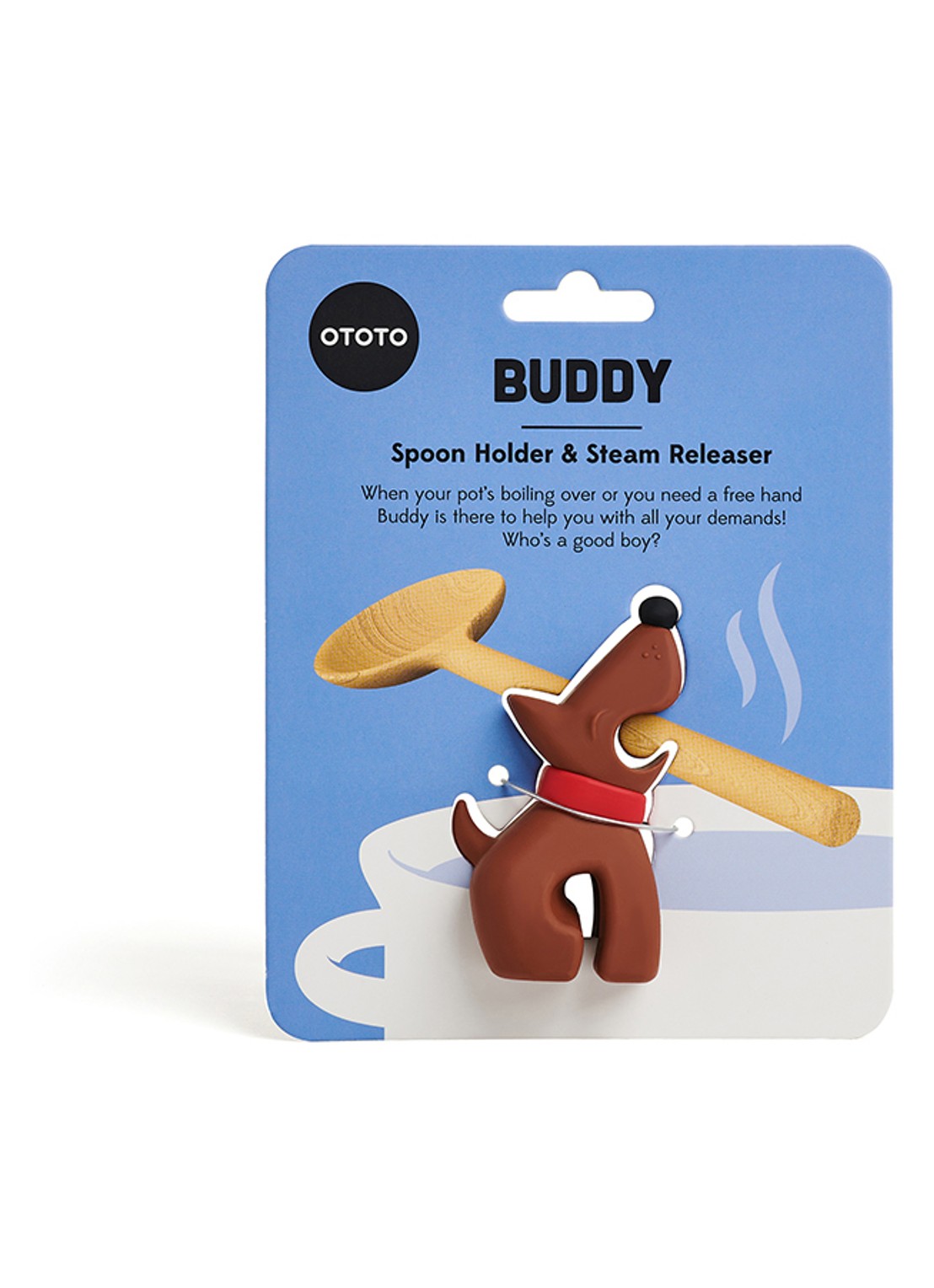 Ototo Buddy lepelhouder - detail 2 bruin