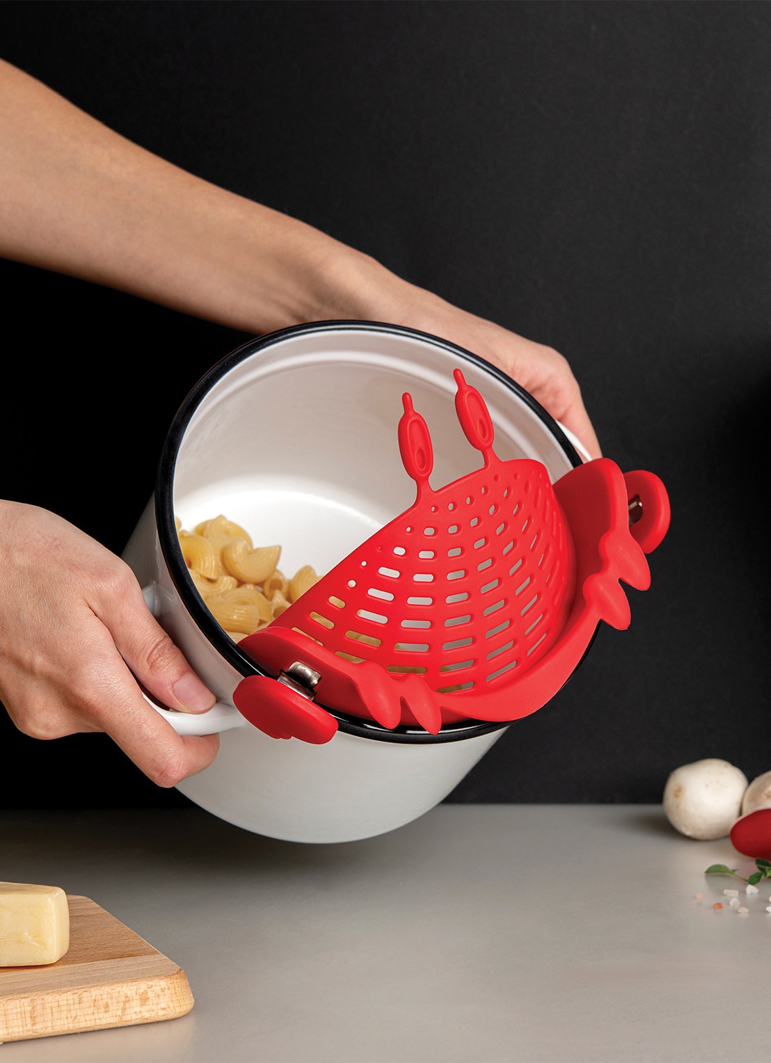 Ototo Crabby vergiet  - detail 2 rood