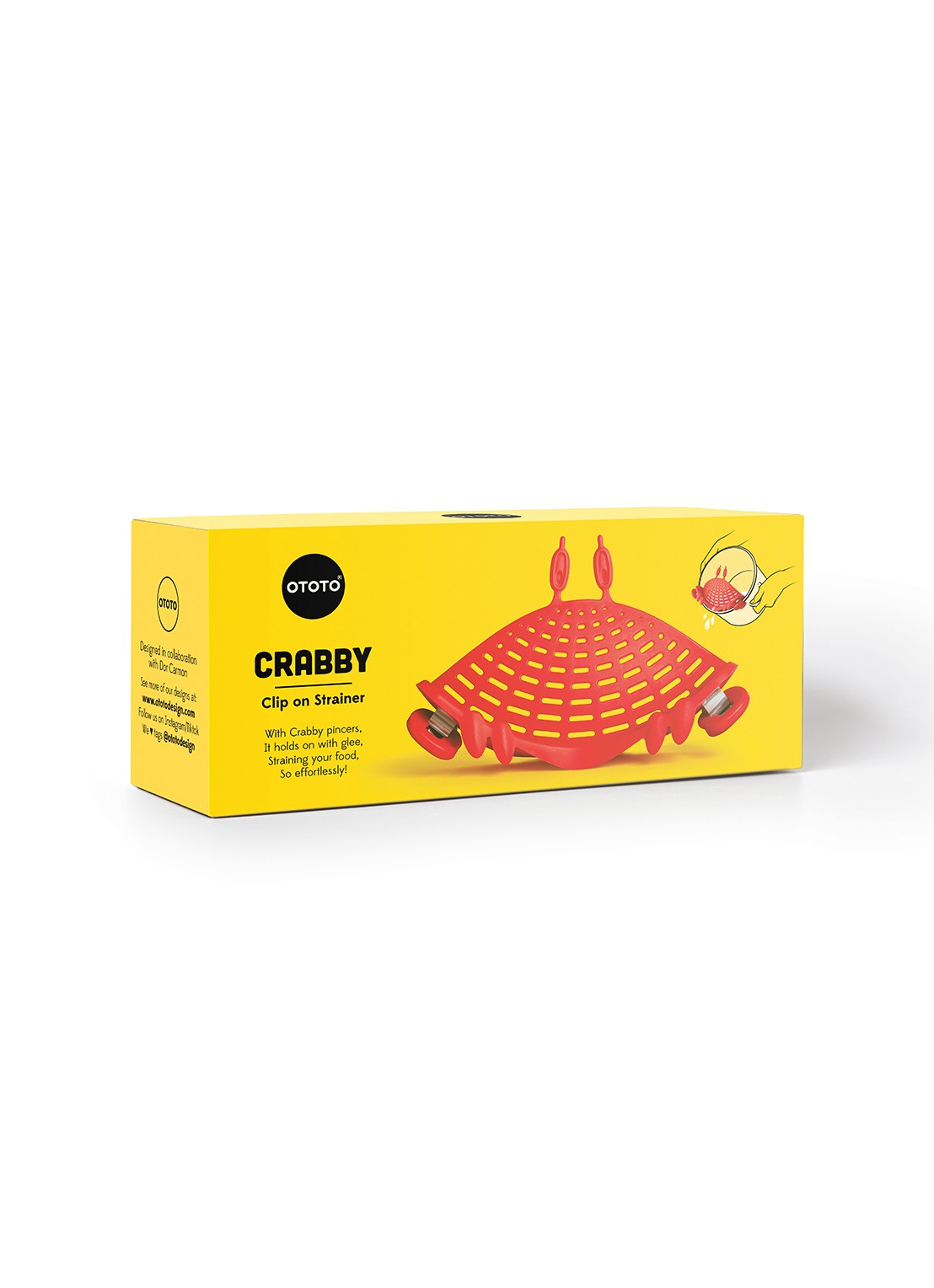 Ototo Crabby vergiet  - voorkant 8 rood