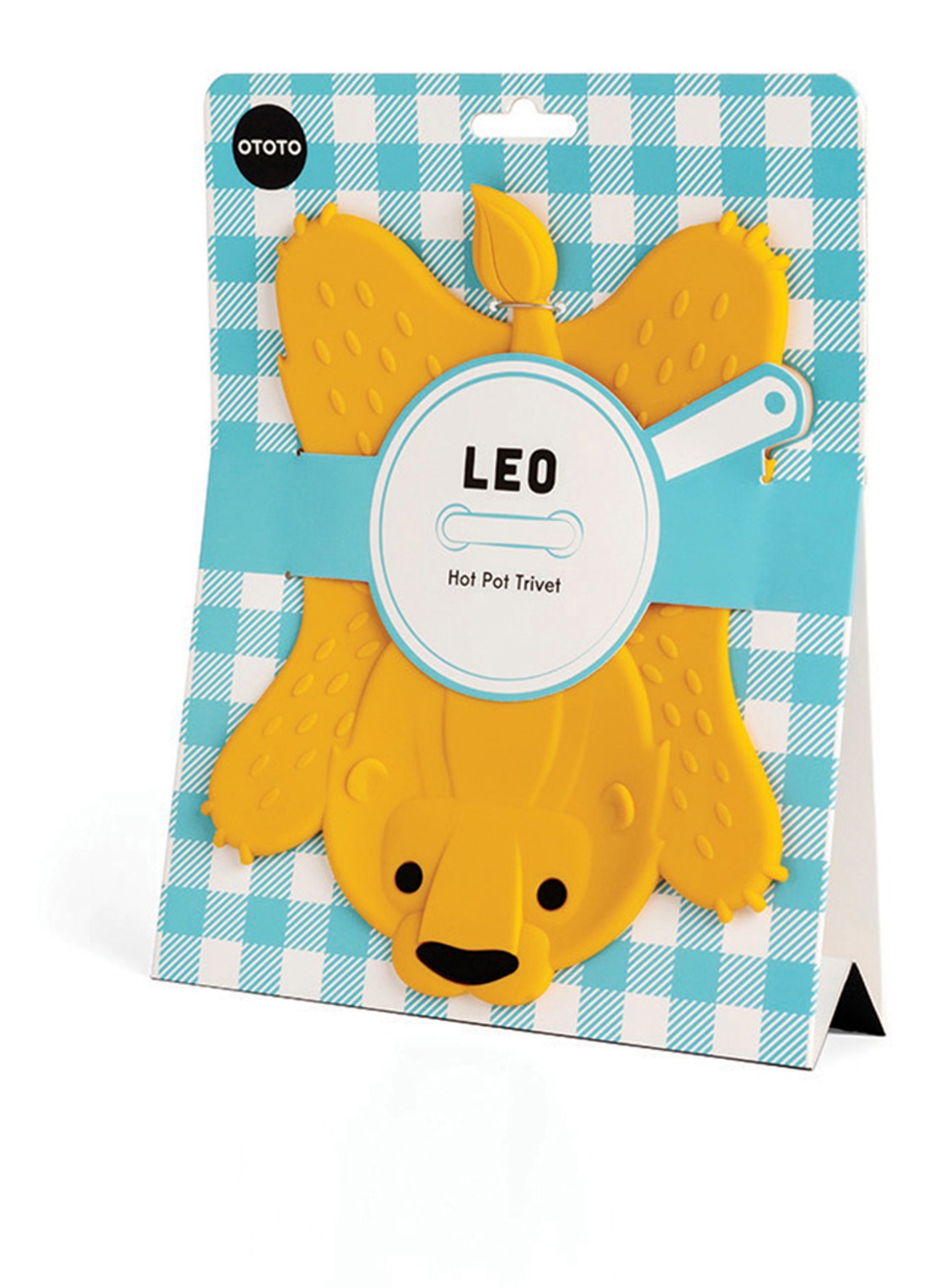 Ototo Leo onderzetter  - detail 5 geel