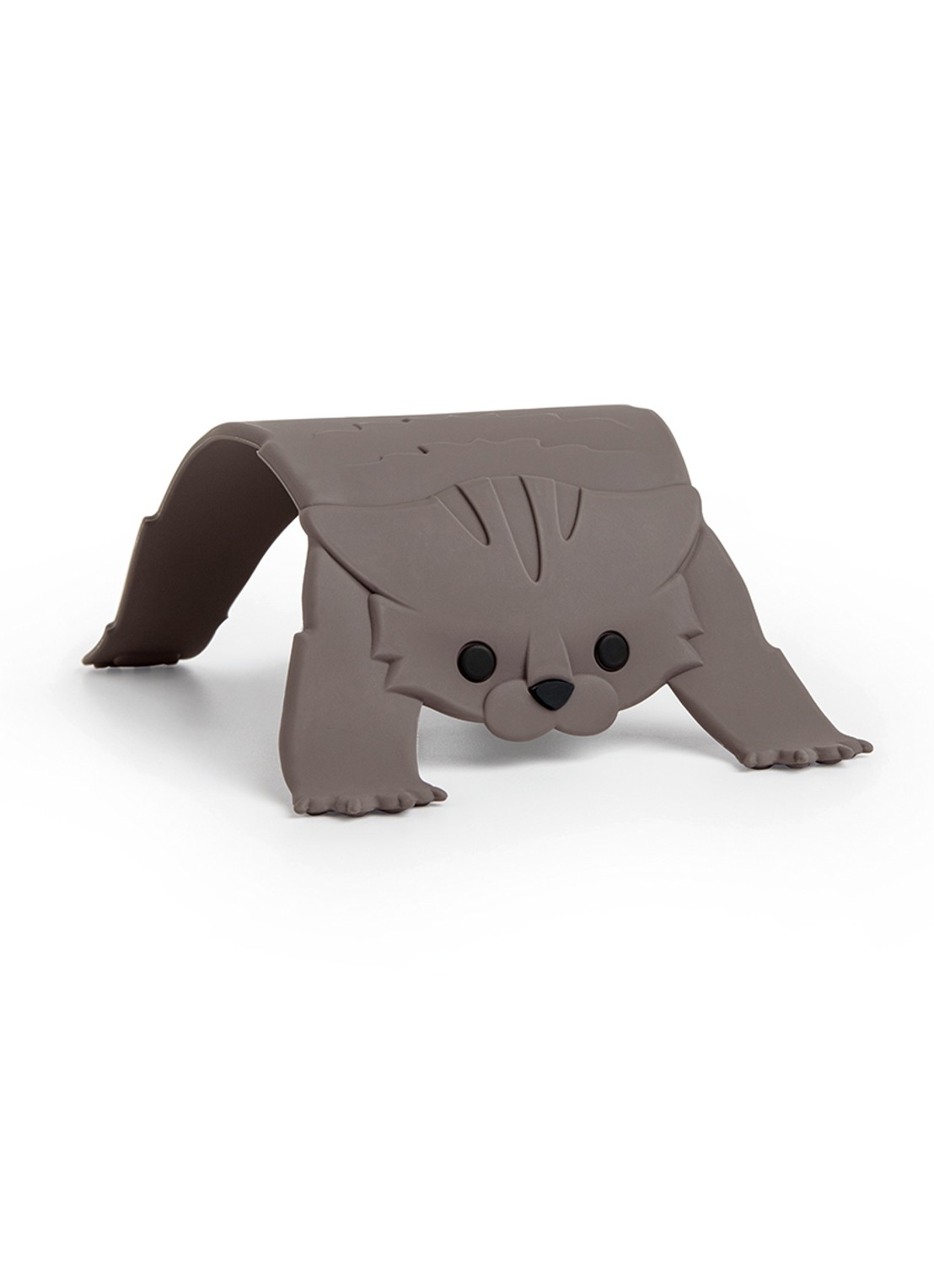 Ototo Scaredy Cat onderzetter  - voorkant grijs