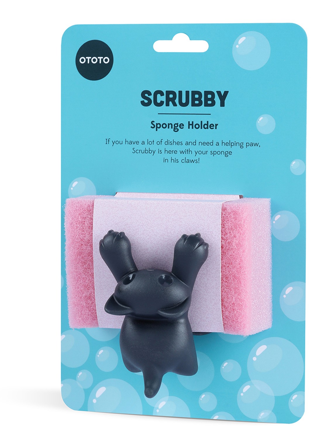 Ototo Scrubby sponshouder - detail grijs