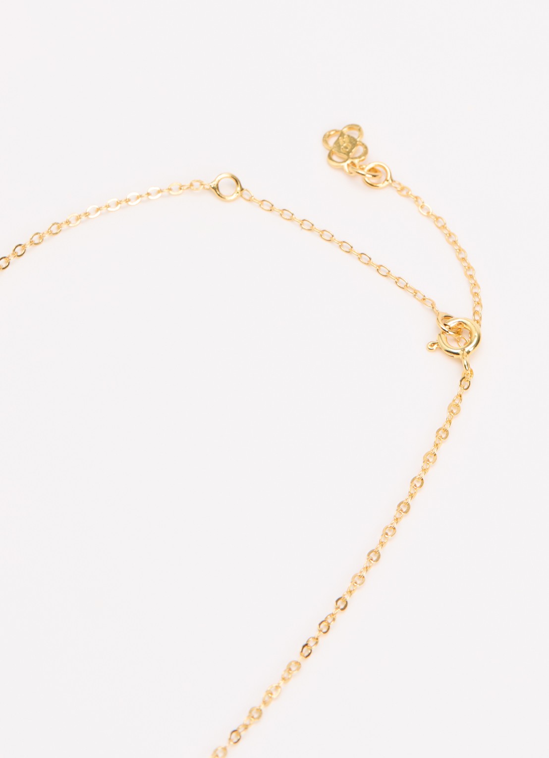 Ottoman Hands Alara Evil Eye ketting verguld - detail 2 goud