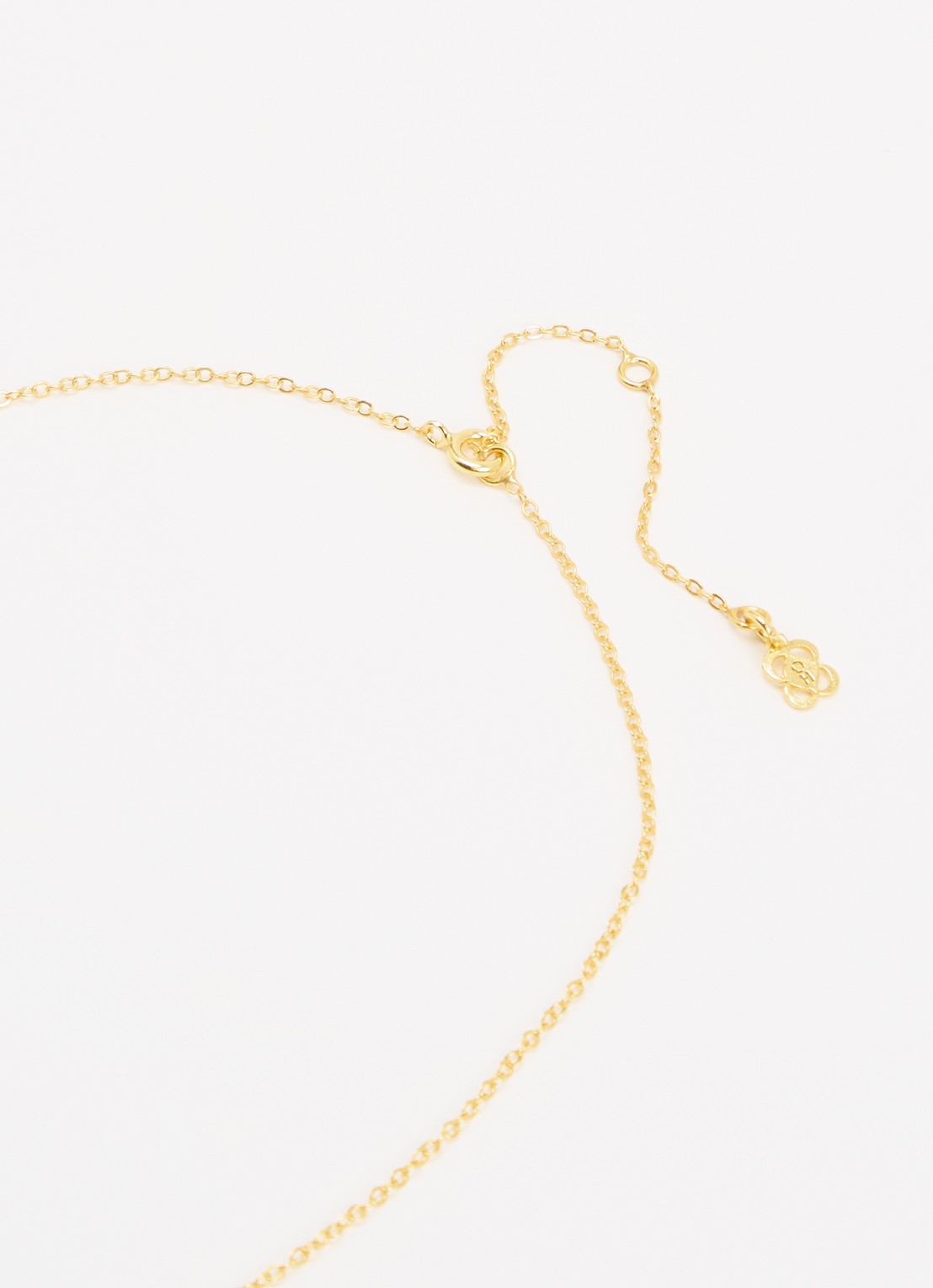 Ottoman Hands Alara Evil Eye ketting verguld - detail 4 goud
