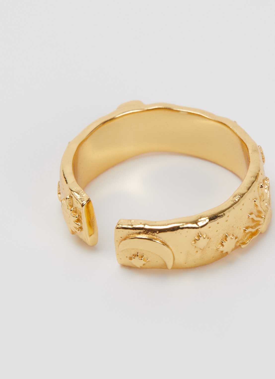 Ottoman Hands Celestial ring verguld - detail 3 goud