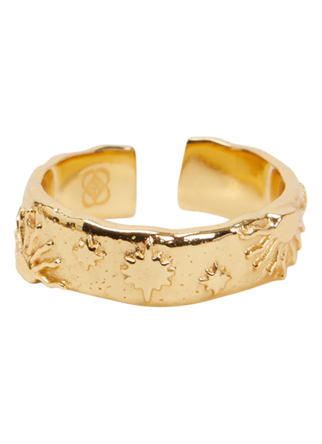 Ottoman Hands Celestial ring verguld - voorkant goud