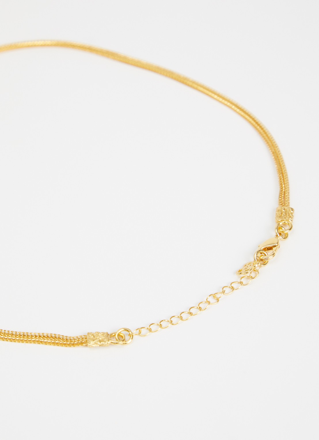 Ottoman Hands Daphne ketting verguld - detail 3 goud
