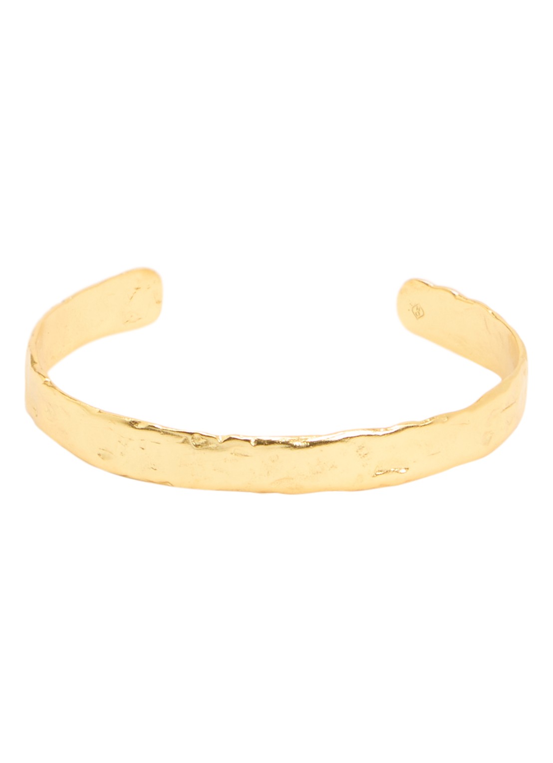 Ottoman Hands Dela Bangle verguld - voorkant goud