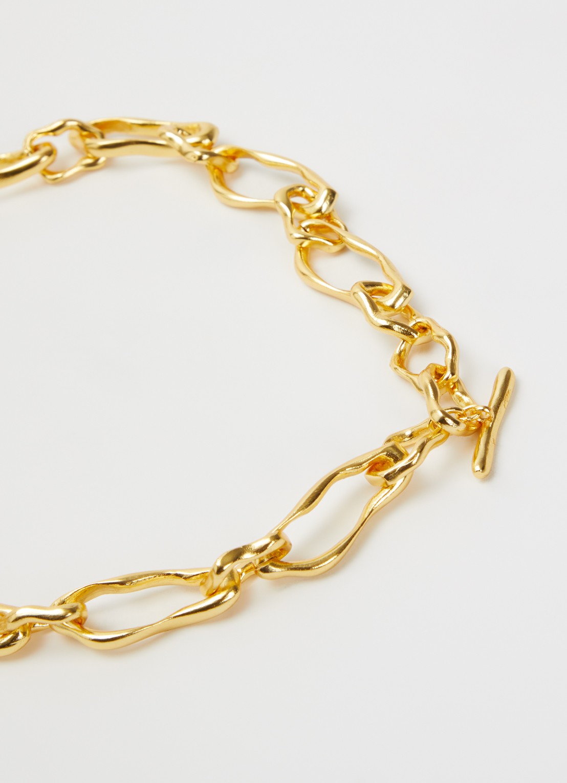 Ottoman Hands Etta schakelketting verguld - detail 2 goud