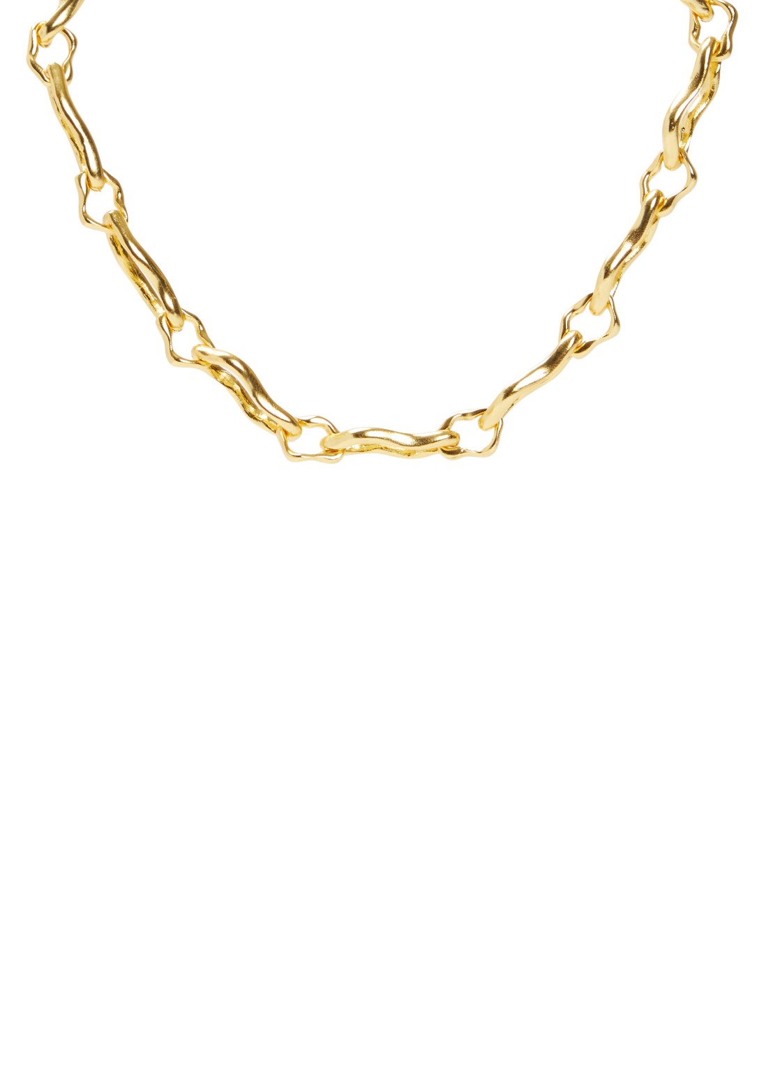 Ottoman Hands Etta schakelketting verguld - voorkant 5 goud