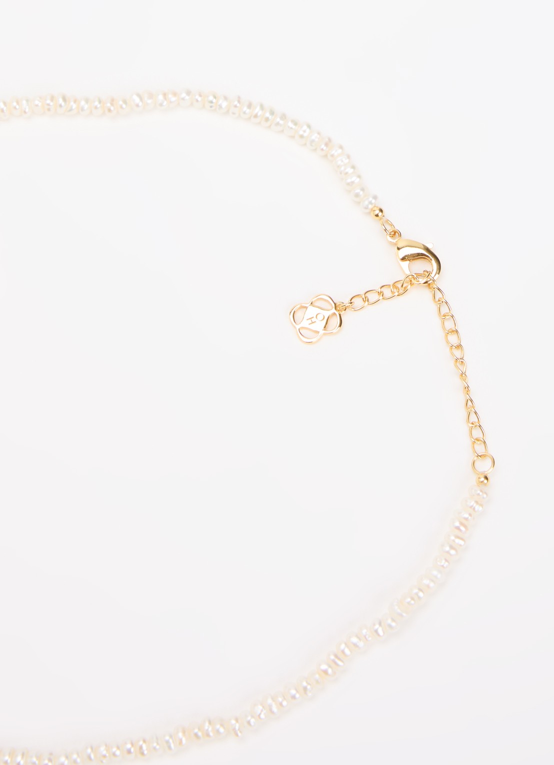 Ottoman Hands Sorel ketting verguld - detail 3 parelmoer
