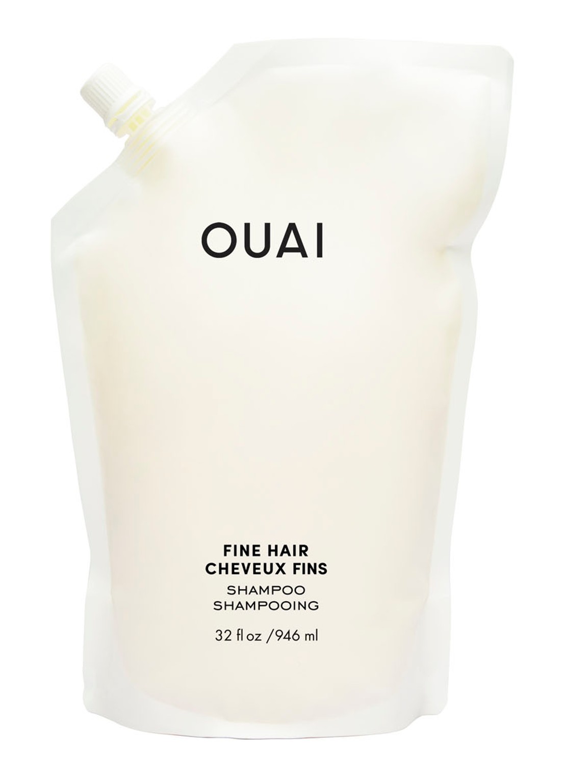 OUAI Fine Hair Shampoo - shampoo voor fijn haar navulling - voorkant undefined