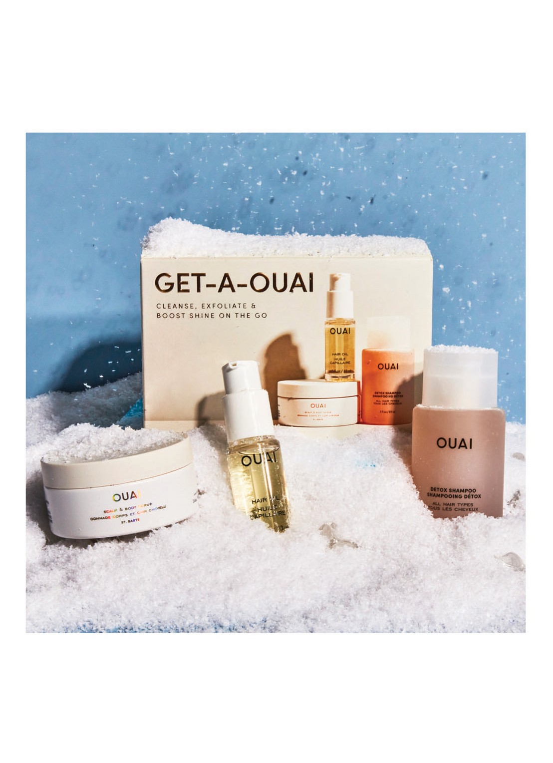 OUAI GET-A-OUAI Kit - Limited Edition verzorgingsset - voorkant 2 undefined