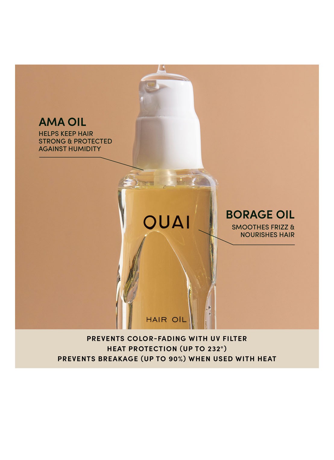 OUAI Hair Oil - haarserum - voorkant 2 undefined