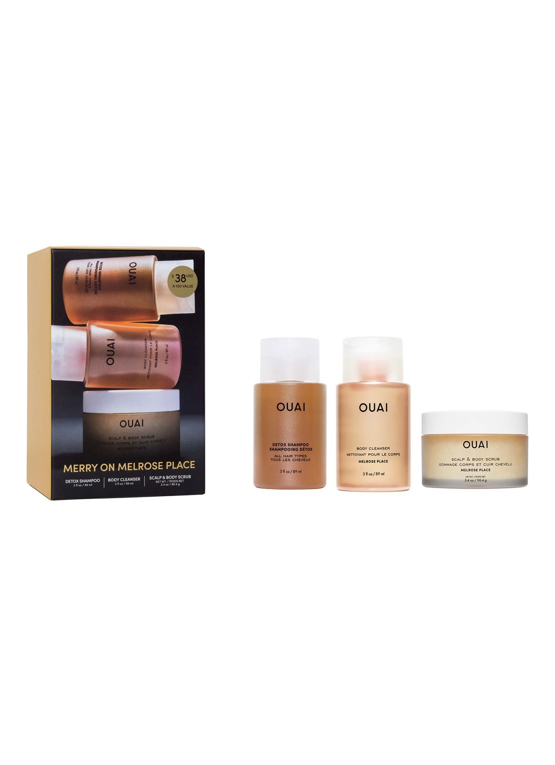 OUAI Merry On Melrose - verzorgingsset - voorkant 6 undefined
