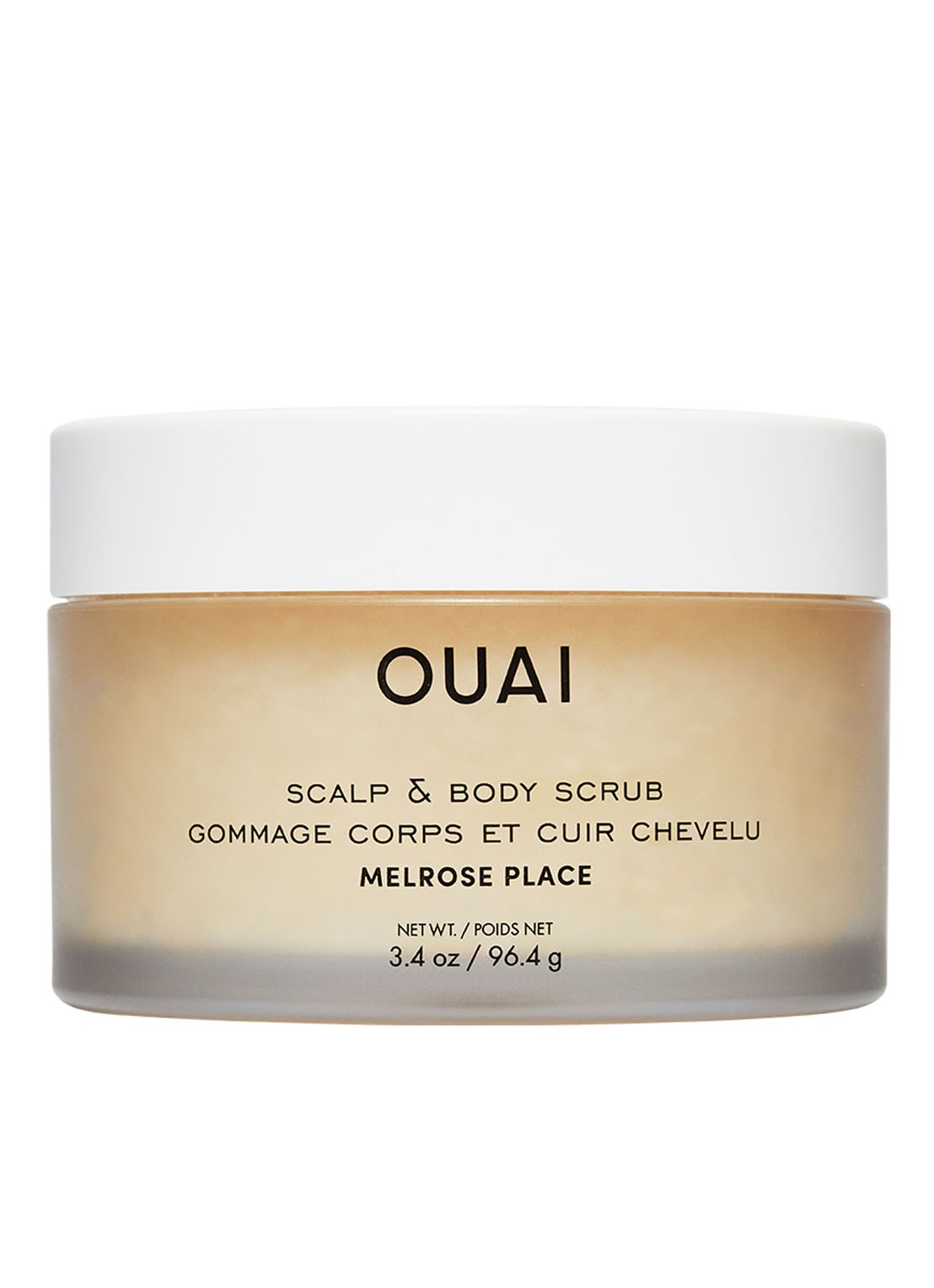OUAI Scalp & Body Scrub Melrose Place - travel size hoofhuid- en lichaamscrub - voorkant undefined