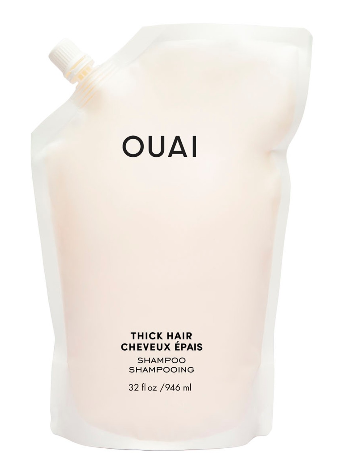 OUAI Thick Hair Shampoo - shampoo voor dik haar navulling - voorkant undefined