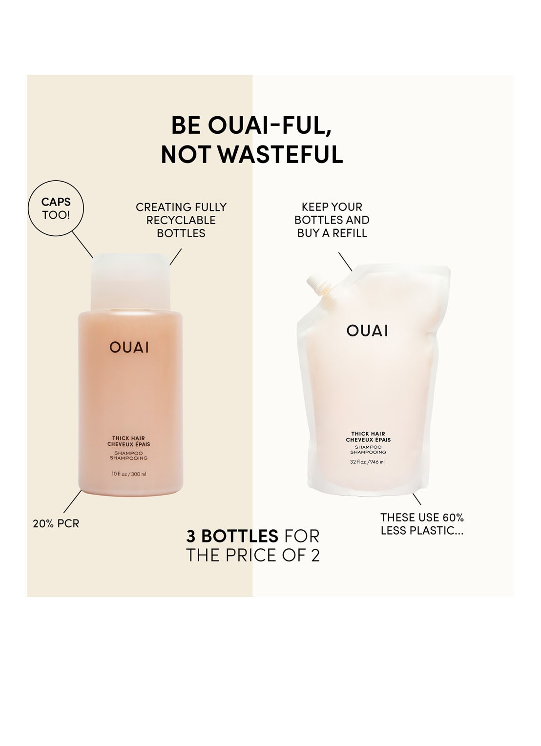 OUAI Thick Hair Shampoo - shampoo voor dik haar - detail 6 undefined