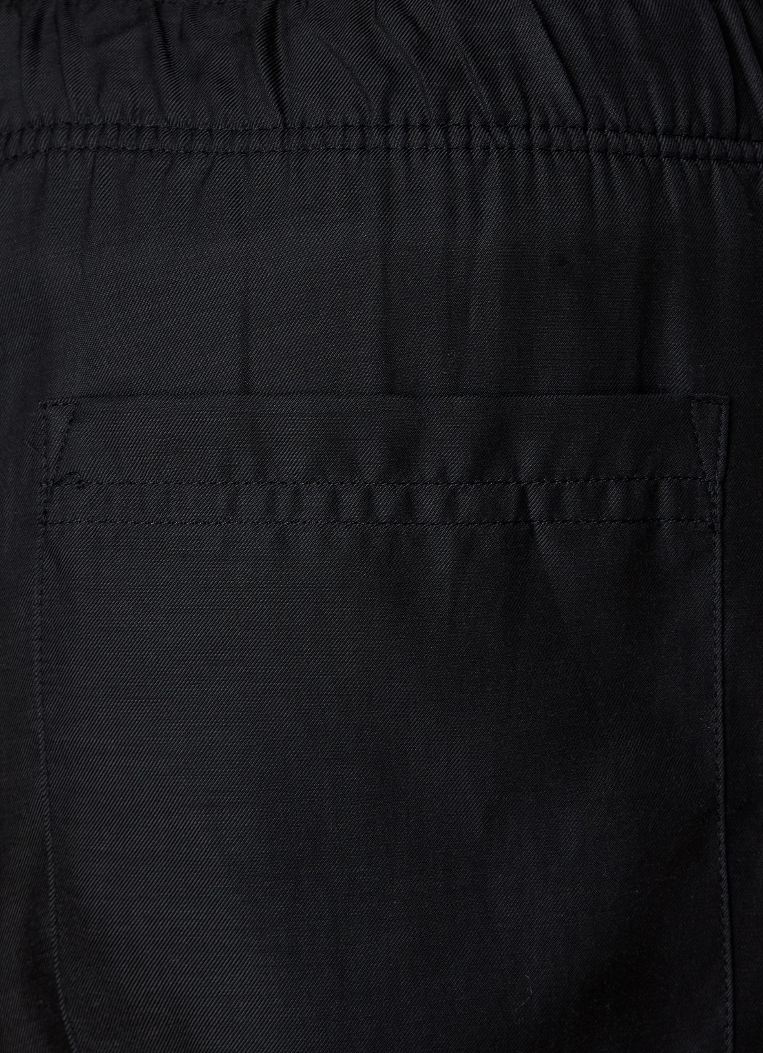 Our Legacy Straight fit korte broek met steekzakken - detail 3 zwart