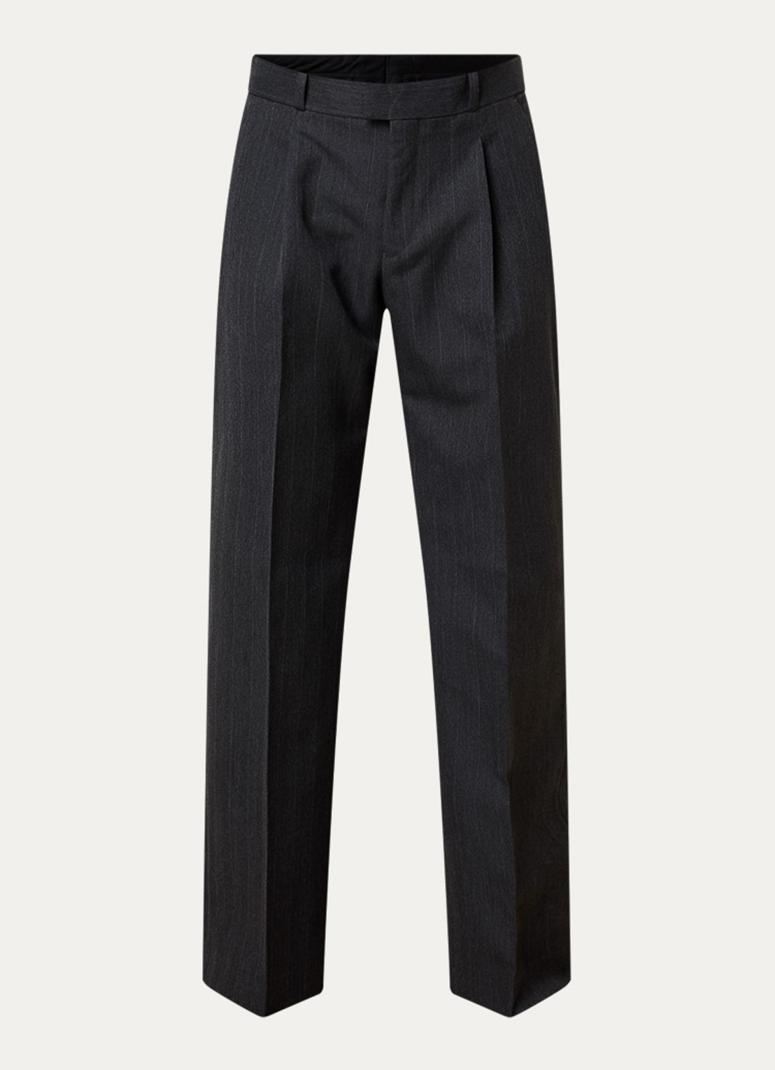 Our Legacy Straight fit pantalon met steekzakken - voorkant 5 donkergrijs